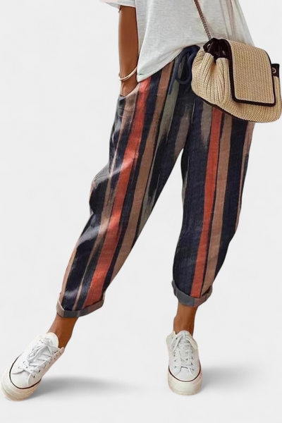 Mely | Pantalones de Lino de Corte Relajado y Estilo Atemporal