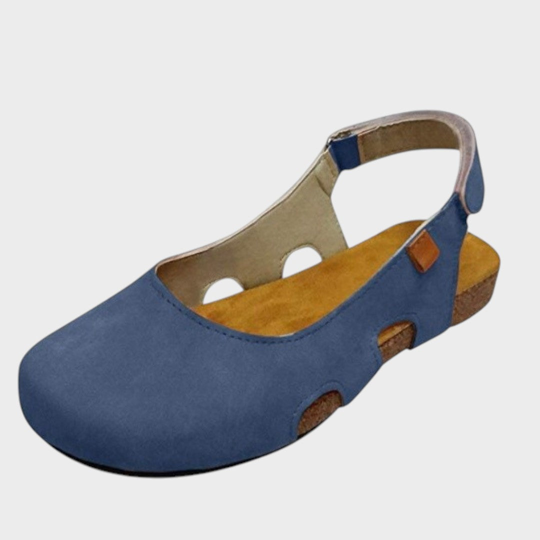 Eve | Sandalias Planas Ortopédicas De Corcho