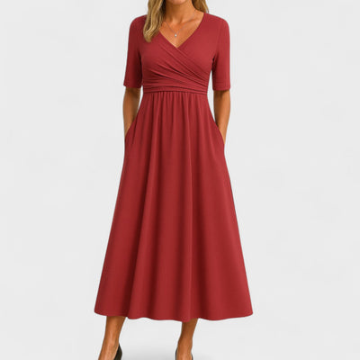 Joana | Vestido midi elegante