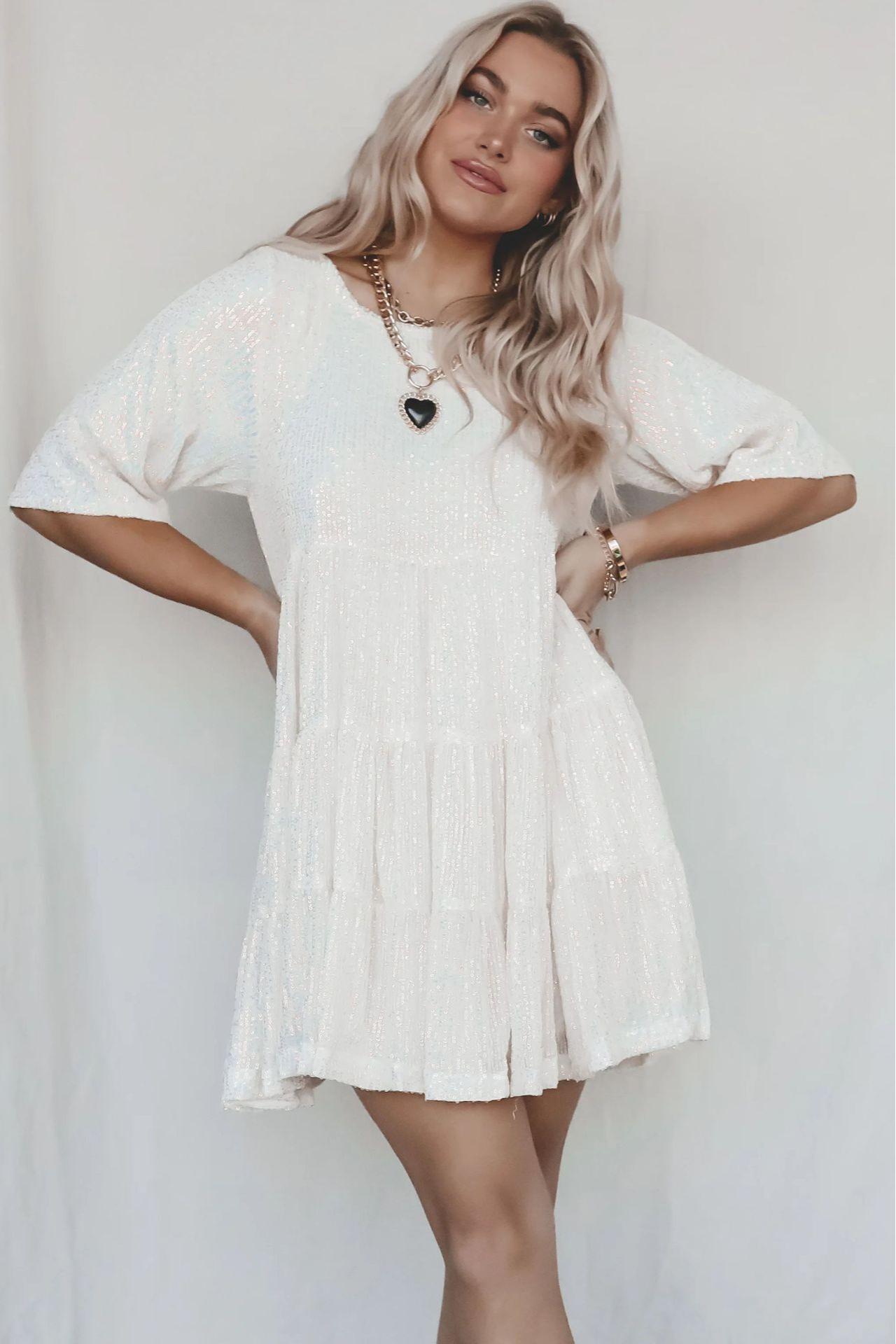 Lilia™ | Elegante vestido de fiesta suelto con lentejuelas