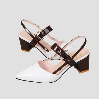 Nia | Sandalias Ortopédicas Con Tacón