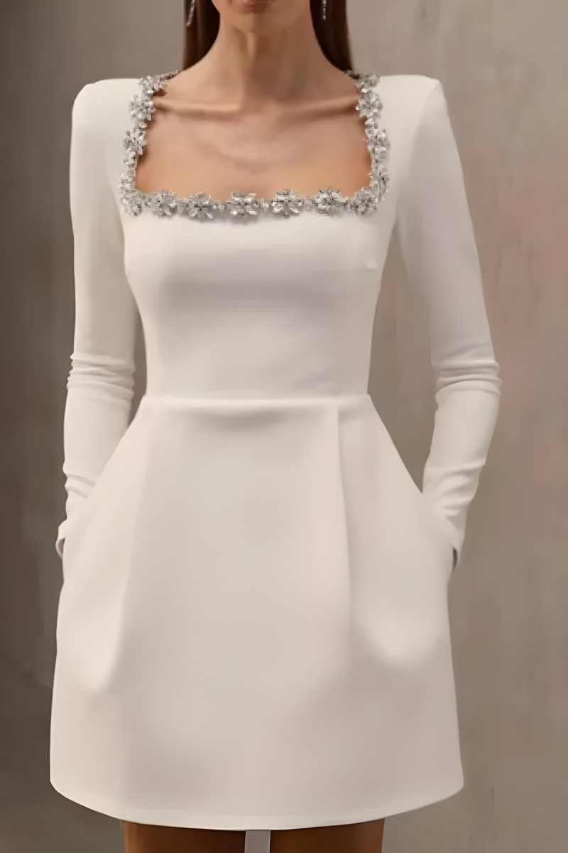 Noelle™ | Vestido de cóctel de terciopelo clásico