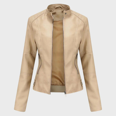 Romina | Chaqueta de Cuero Casual