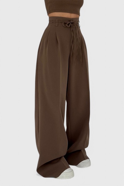 Sophie | Pantalones de pierna ancha con cordones