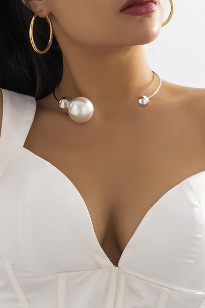 Collares de Perlas de Metal