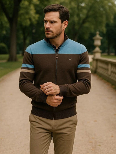 Anders™ | Cardigan de punto con cierre de cremallera