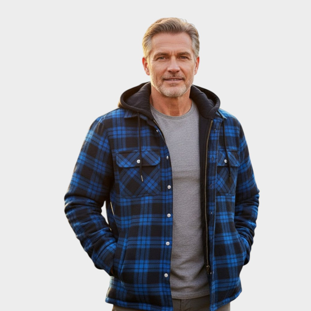 Asger™ | Chaqueta cálida para hombre de mezcla premium de lana