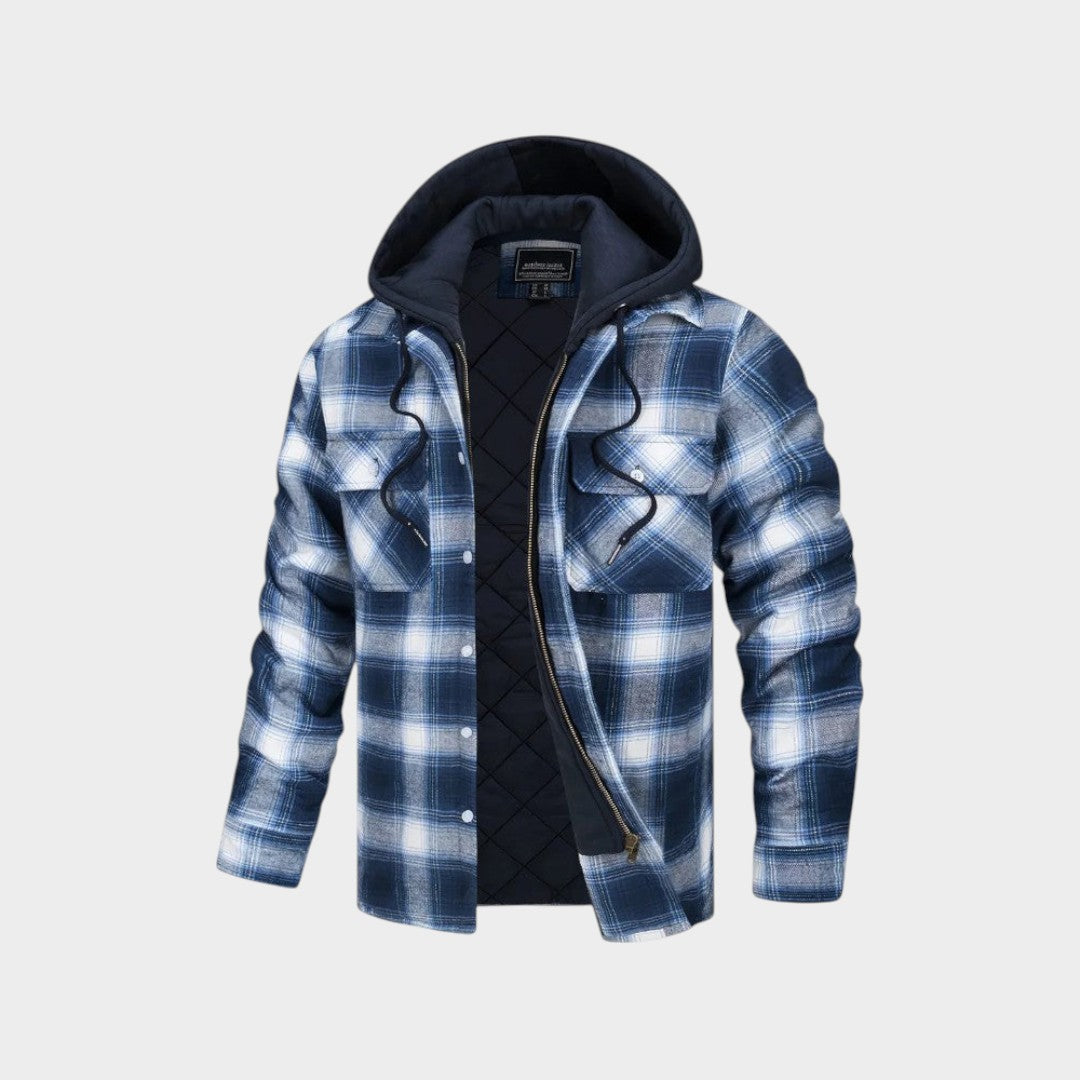 Asger™ | Chaqueta cálida para hombre de mezcla premium de lana