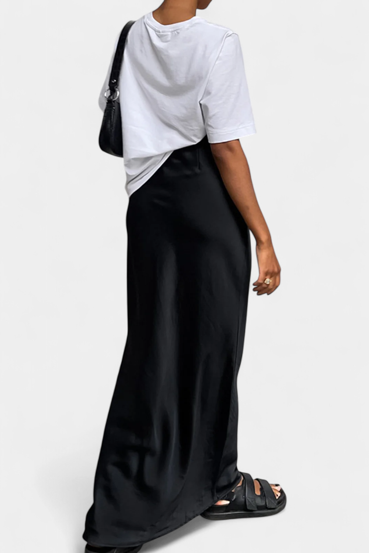 Fable | Falda Maxi Utility de Diseño Liso y Estilo Pulido
