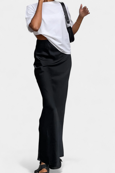 Fable | Falda Maxi Utility de Diseño Liso y Estilo Pulido