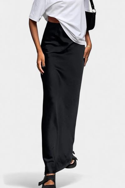 Fable | Falda Maxi Utility de Diseño Liso y Estilo Pulido