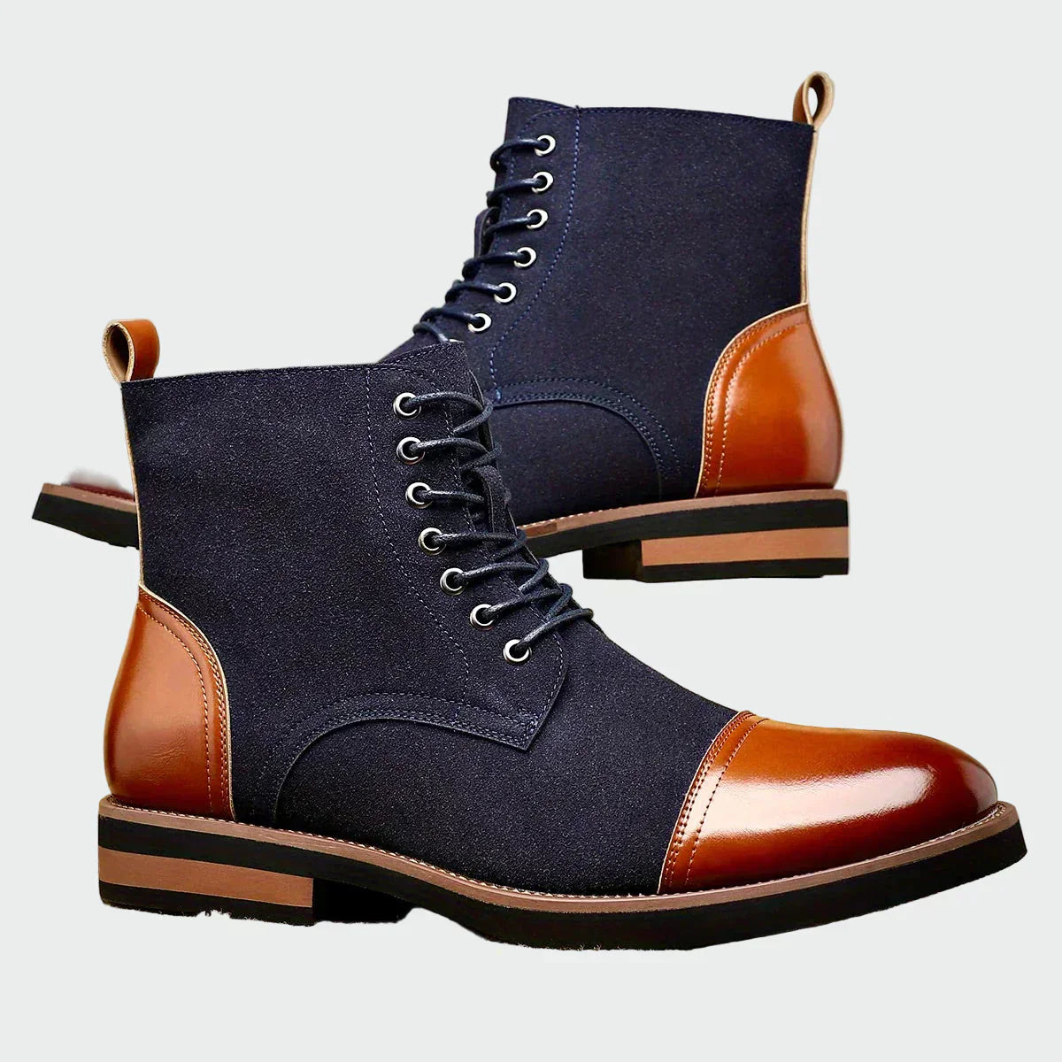 Álvaro | Botines de Cuero Oxford para Hombre Elegantes