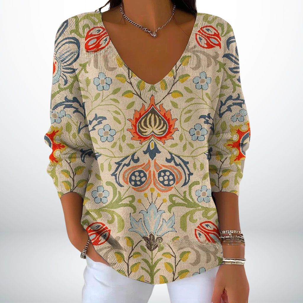 Evelien™ | Suéter de Punto Suave con Escote en V