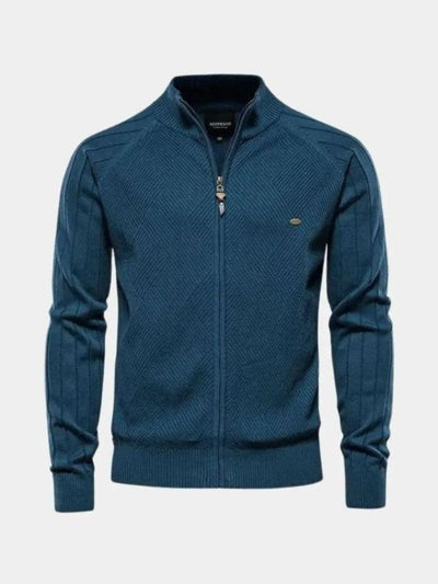 Jacquard™ | Cárdigan de punto con cremallera