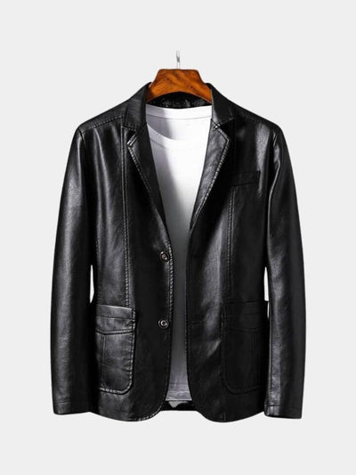 Jonas™ | Chaqueta de cuero color caramelo