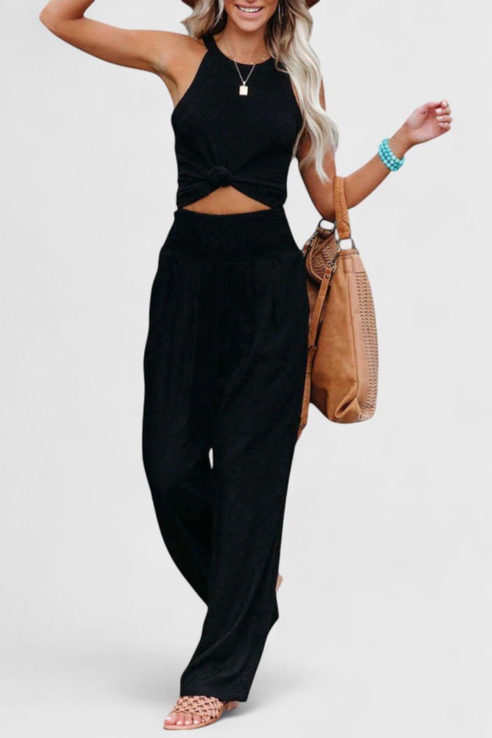 Lexia | Pantalón de Algodón y Lino con Corte Fluido y Elegancia Natural