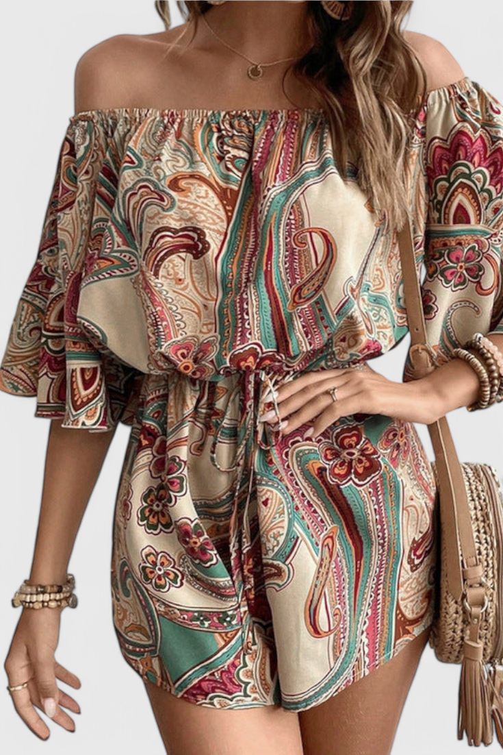 Paloma | Mono Bohemio Sin Hombros