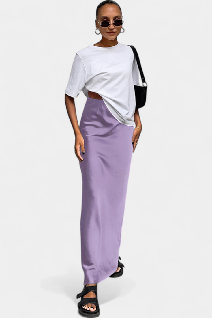 Fable | Falda Maxi Utility de Diseño Liso y Estilo Pulido