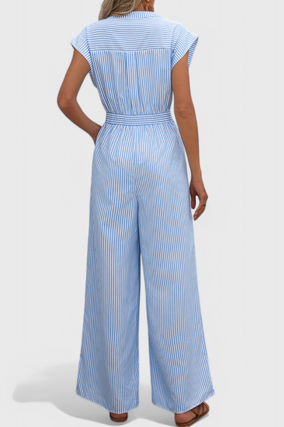 Inés | Mono de Pierna Ancha a Rayas