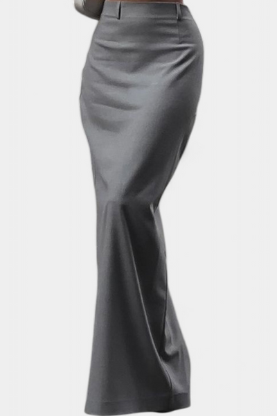 Sherrie | Falda de Tiro Alto con Abertura Trasera