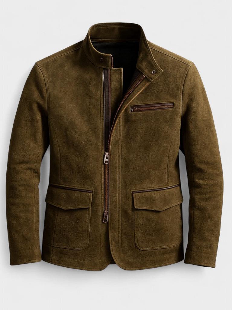 Oliver™ |Chaqueta de piel sintética premium