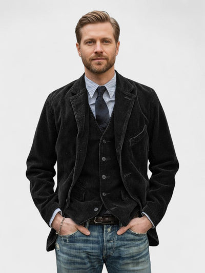 Radek™ | Chaqueta y chaleco de estilo vintage