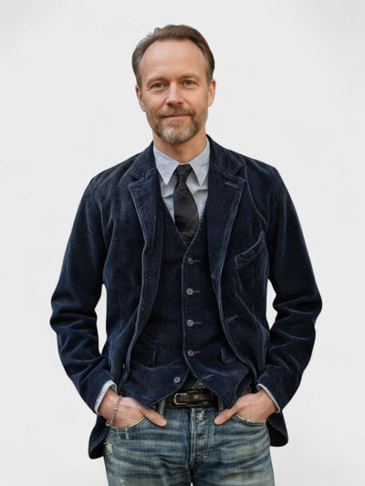 Radek™ | Chaqueta y chaleco de estilo vintage