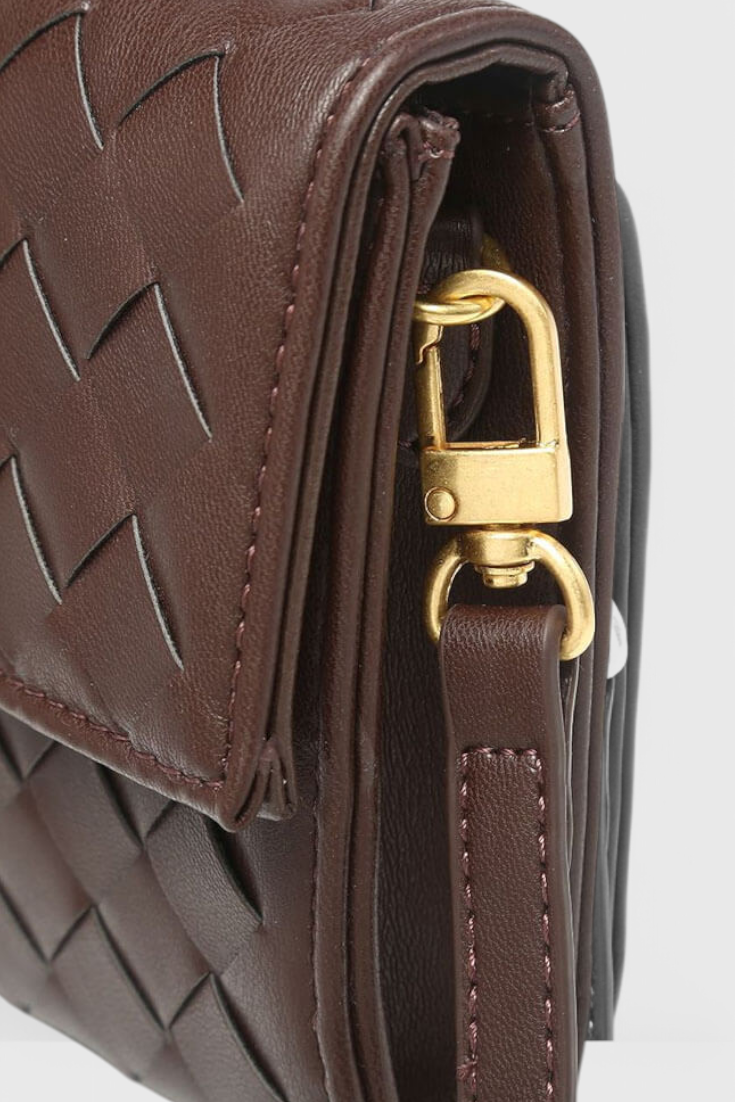 Melanie | Clutch con Detalle de Nudo Dorado