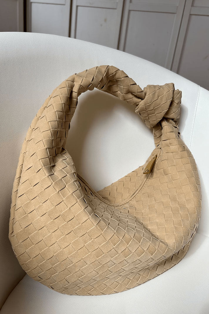 Lila | Bolso Mediano Woven con Detalle de Nudo