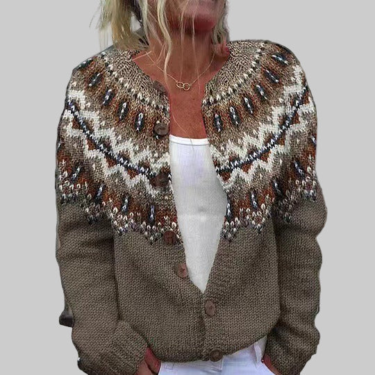 Adeline | Chaqueta de punto vintage islandesa