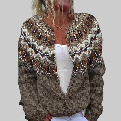 Adeline | Chaqueta de punto vintage islandesa