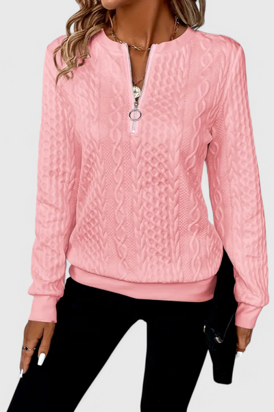 Zoey | Jersey de Punto con Cremallera Suave