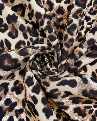 Elena | Chaqueta reversible con estampado de leopardo