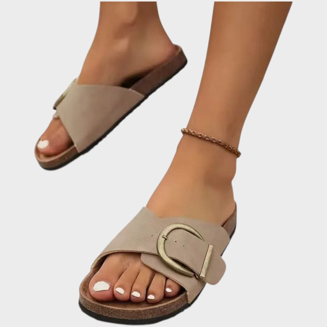 Bianca | Sandalias ortopédicas con hebillas