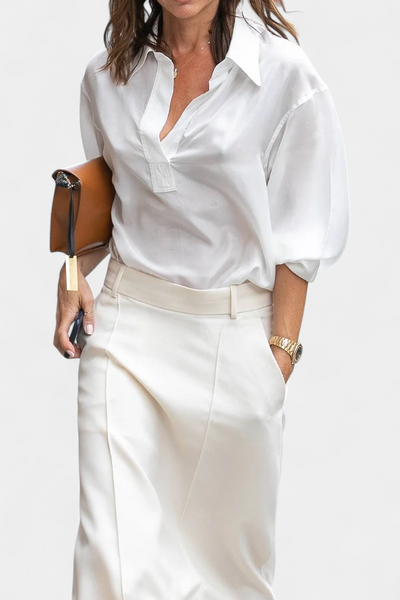 Ada | Falda H-Line Lisa con Estilo Urbano Moderno