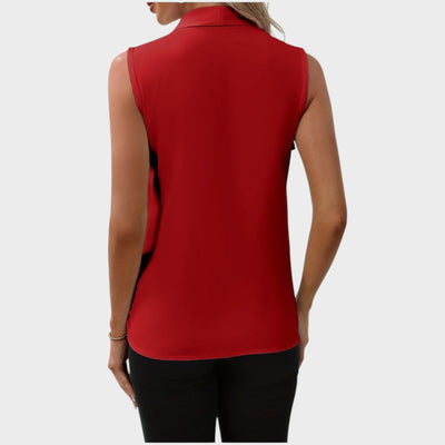 Roma | Blusa Sin Mangas Con Cuello En V