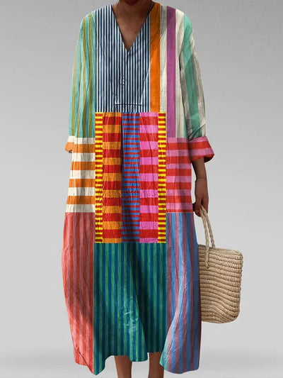 CARLA | ELEGANTE VESTIDO GEOMÉTRICO