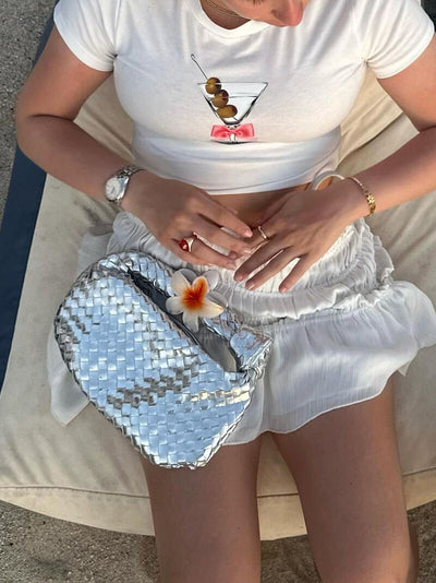 Sage | Bolso Satchel Mini Woven