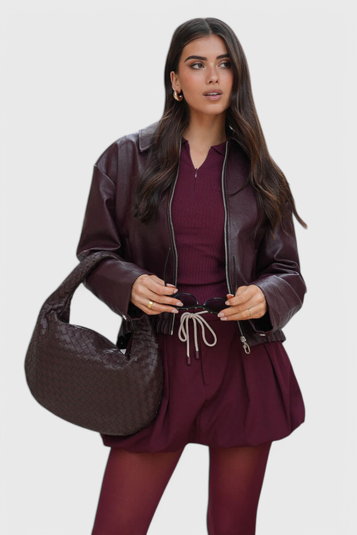 Sage | Bolso de Hombro Mediano Tejido